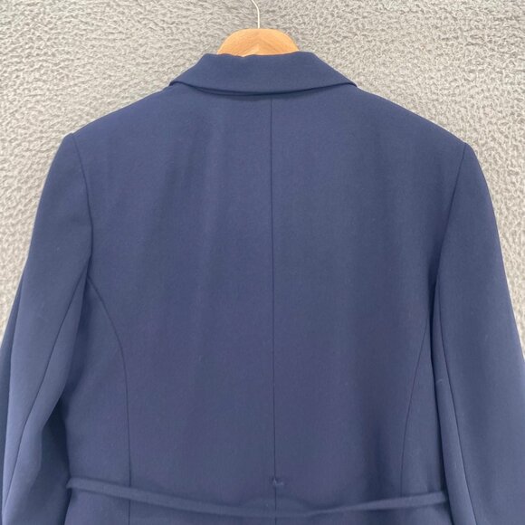 Karen Scott Suit Set Womens 8 Navy Jacket Midi Pencil Skirt Shell Top 3 Piece - Picture 13 of 16